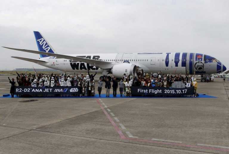 All Nippon Airway: oggi primo decollo dell’aereo Star Wars