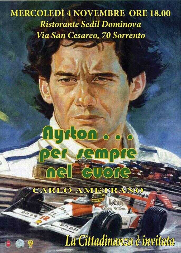 Carlo Ametrano presenta “Ayrton…sempre nel cuore” Carlo Ametrano presenta “Ayrton…sempre nel cuore”