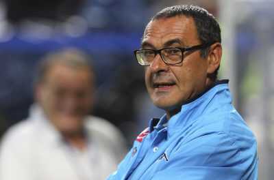 REGGIO NELL'EMILIA, ITALY - AUGUST 23: SSC Napoli coach Maurizio Sarri looks on before the Serie A match between US Sassuolo Calcio and SSC Napoli at Mapei Stadium - Città del Tricolore on August 23, 2015 in Reggio nell'Emilia, Italy. (Photo by Marco Luzzani/Getty Images)