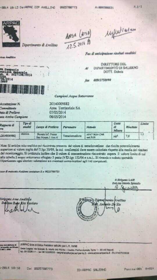 Nocera Inferiore, Pozzo San Mauro inquinato: il Comitato No Vasche pressa la Regione