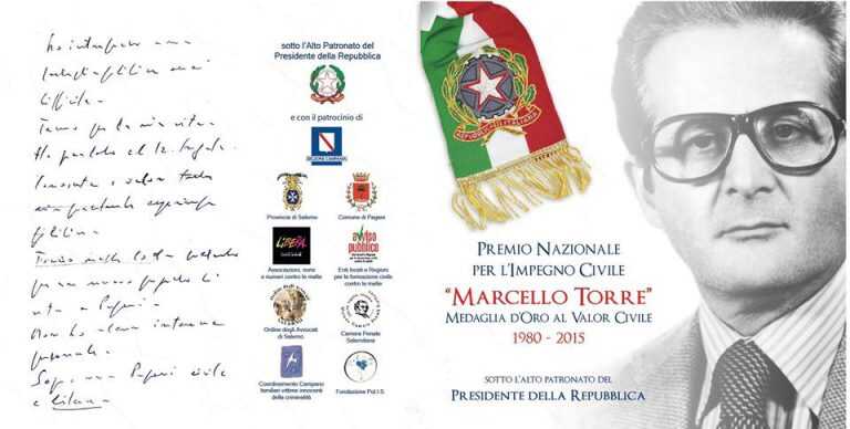 Pagani. Premio Nazionale per l’impegno civile ” Marcello Torre”