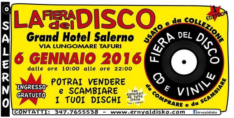 Ritorna a Salerno la fiera del disco usato e da collezione