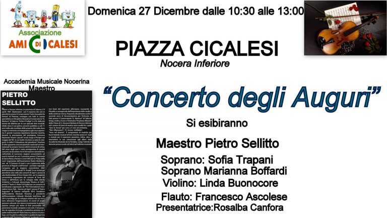 Nocera Inferiore. “Concerto degli auguri” in piazza Cicalesi