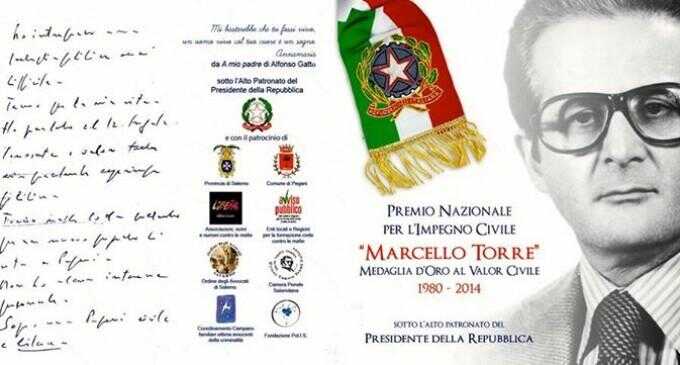 Pagani. A Ossigeno il premio Marcello Torre 2015