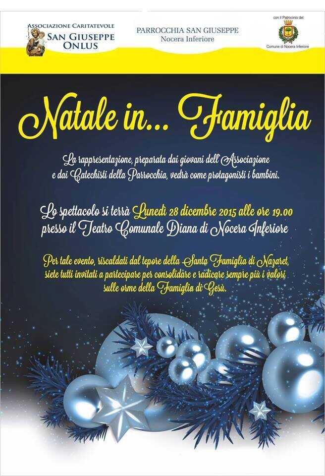 Nocera Inferiore. “Natale in…Famiglia” per la parrocchia San Giuseppe