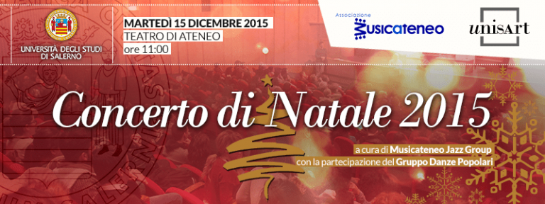 Concerto di Natale dell’Università di Salerno