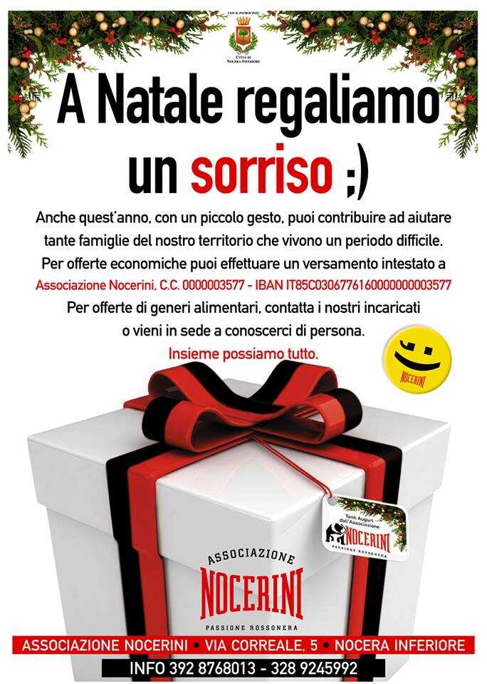 Associazione Nocerini. Presentazione iniziativa “Regaliamo un sorriso”