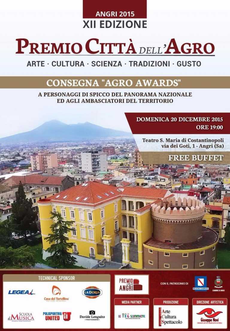 Premio Città dell’Agro: tra i premiati il prefetto Postiglione