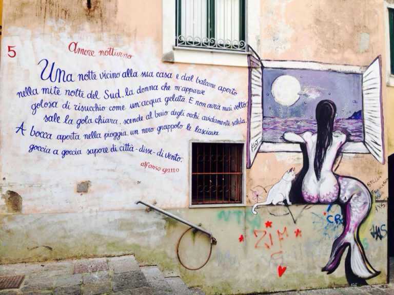 Salerno. Una passeggiata in street arte dedicata ad Alfonso Gatto