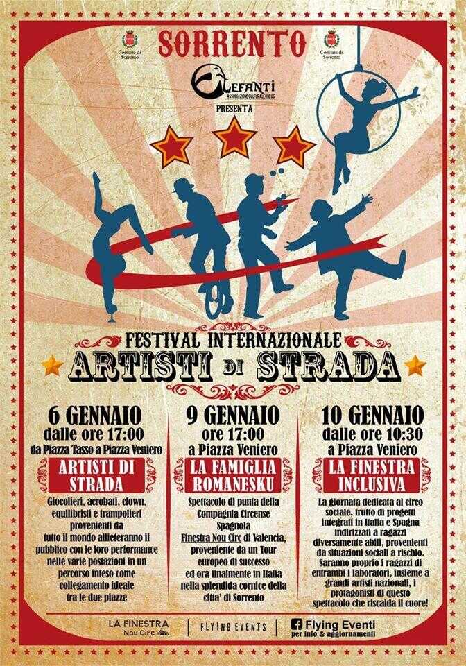 Sorrento. Festival internazionale degli artisti di strada