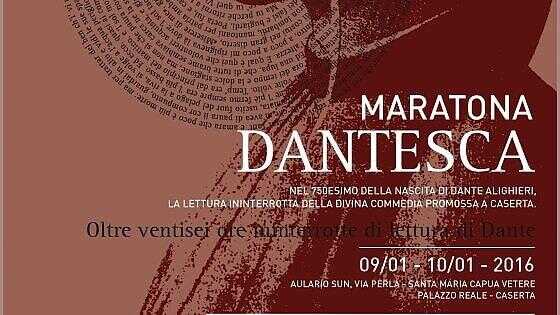 Caserta. 9 e 10 gennaio via alla “Maratona Dantesca”