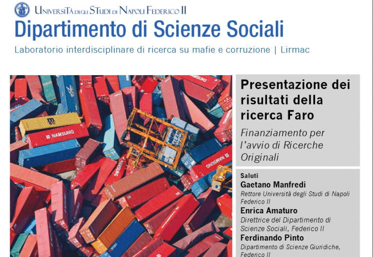 Università di Napoli. Presentazione dei risultati della ricerca Faro