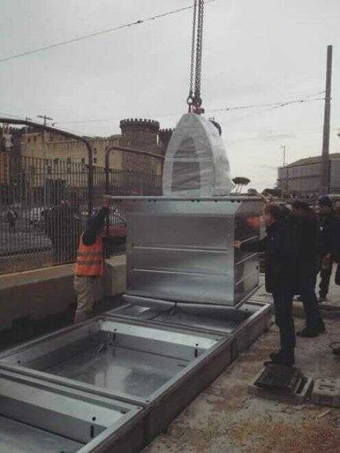 Napoli, primi maxi contenitori a scomparsa per la raccolta differenziata