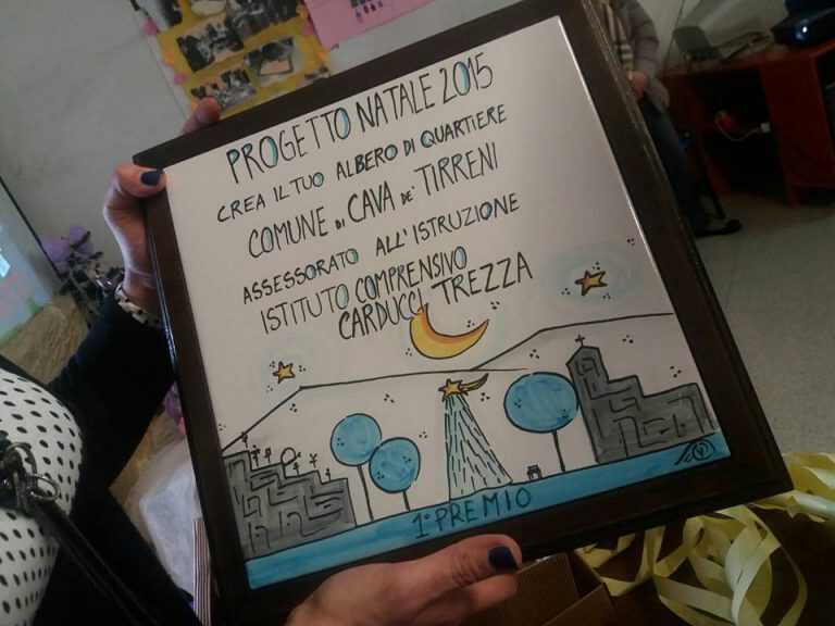 Premiazione progetto “Crea il tuo albero di quartiere” a Cava