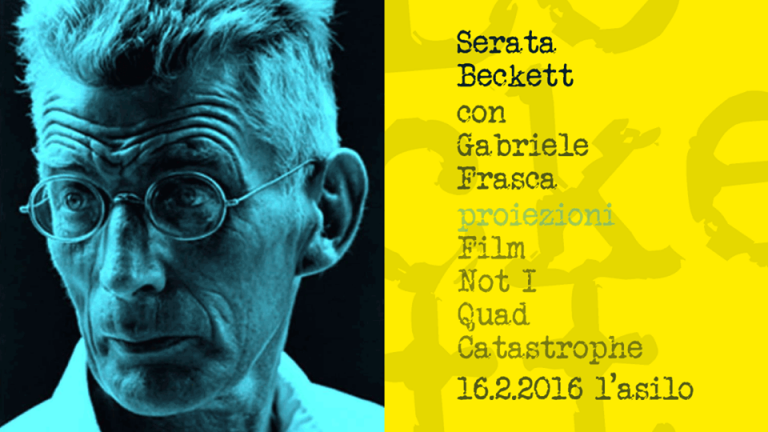 Napoli. Serata Beckett con Gabriele Frasca