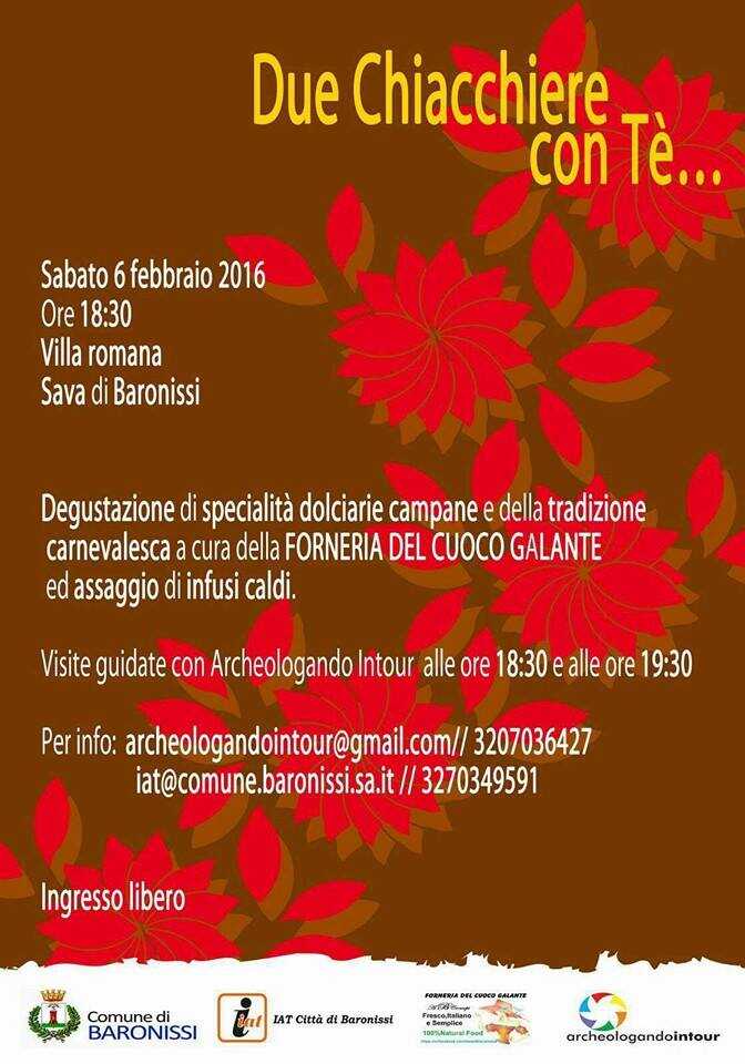 Tè e Chiacchiere nella villa romana di Baronissi