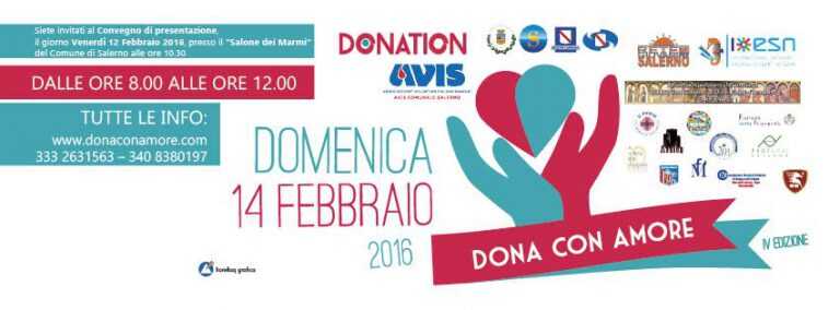 Salerno. Torna l’appuntamento annuale con “Dona con Amore”