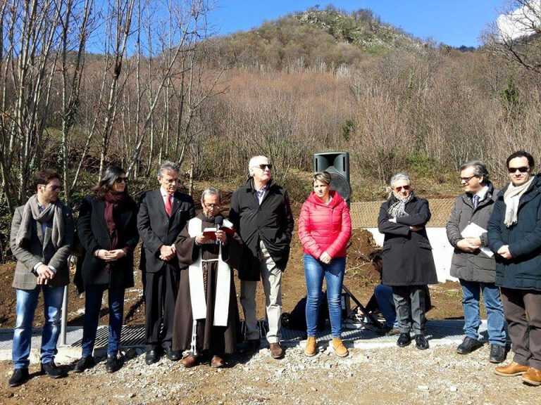 Inaugurata questa mattina l’opera di sistemazione idrogeologica a Baronissi