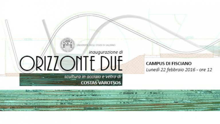 Unisa. Inaugurazione dell’opera “Orizzonte Due”