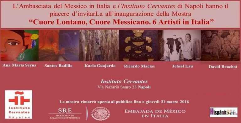 Cervantes di Napoli, mostra “Cuore lontano, cuore messicano”