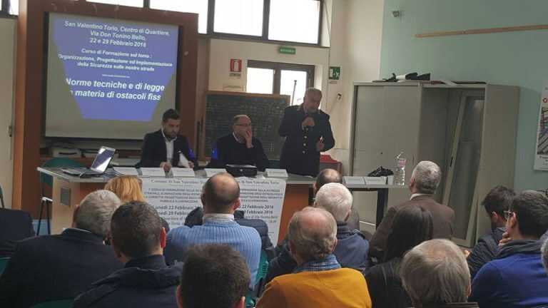 San Valentino Torio. Conclusa la prima giornata del corso sulla Sicurezza Stradale
