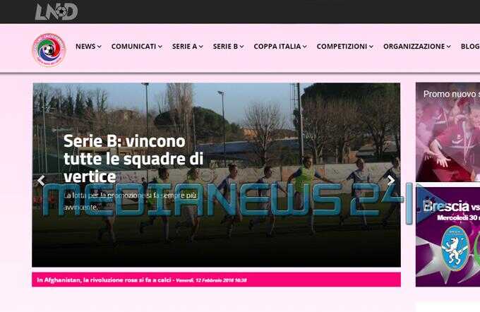 Online il nuovo sito del calcio femminile LND