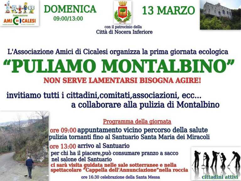 Amici di Cicalesi. Iniziativa “Puliamo Montalbino”