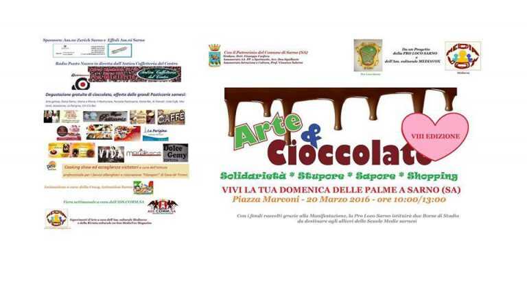 Sarno. VIII edizione di “Arte&Cioccolato”