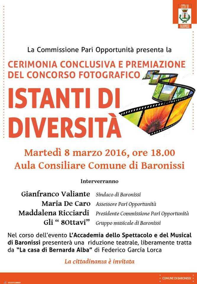 Istanti di Diversità: il concorso fotografico di Baronissi