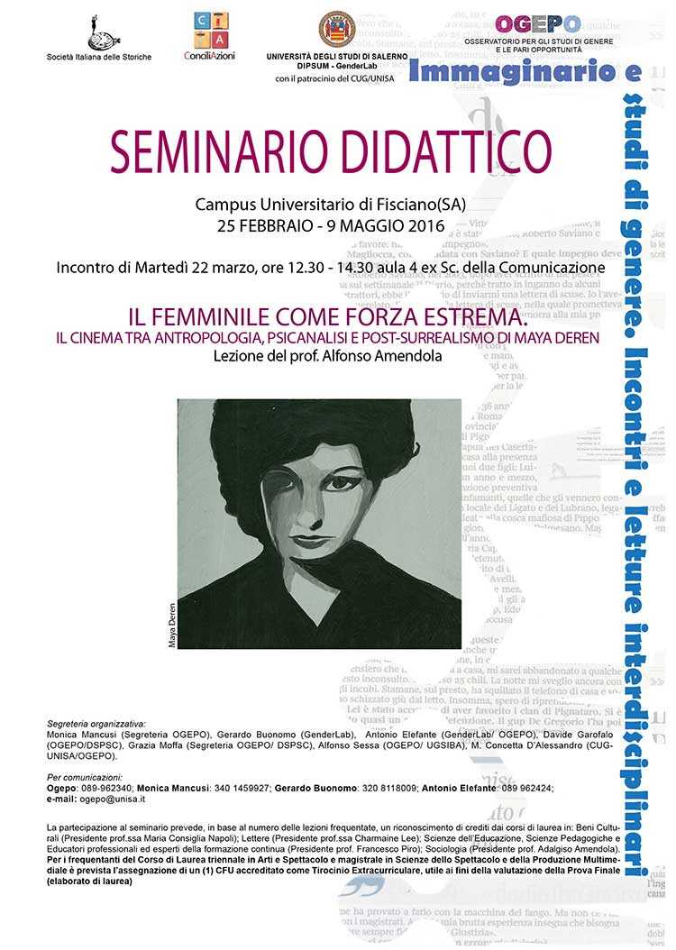Unisa. Seminario “Il femminile come forza estrema”