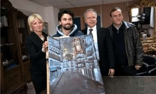 Avellino. Scultura “Torre dell’Orologio” in cioccolato donata alla mensa dei poveri
