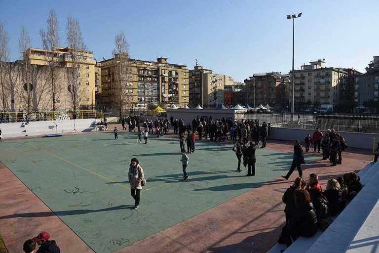 Salerno. Consegnato campetto sportivo alla Parrocchia di Santa Croce