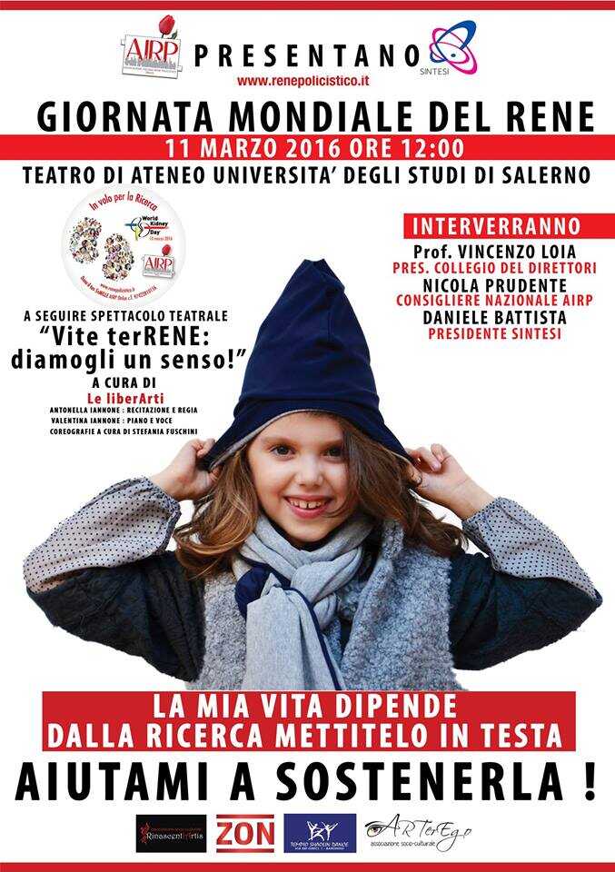 Unisa. Domani Giornata Mondiale del Rene 2016