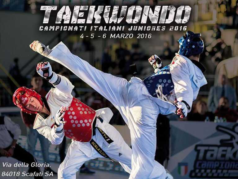A Scafati i Campionati Italiani Jrs di taekwondo