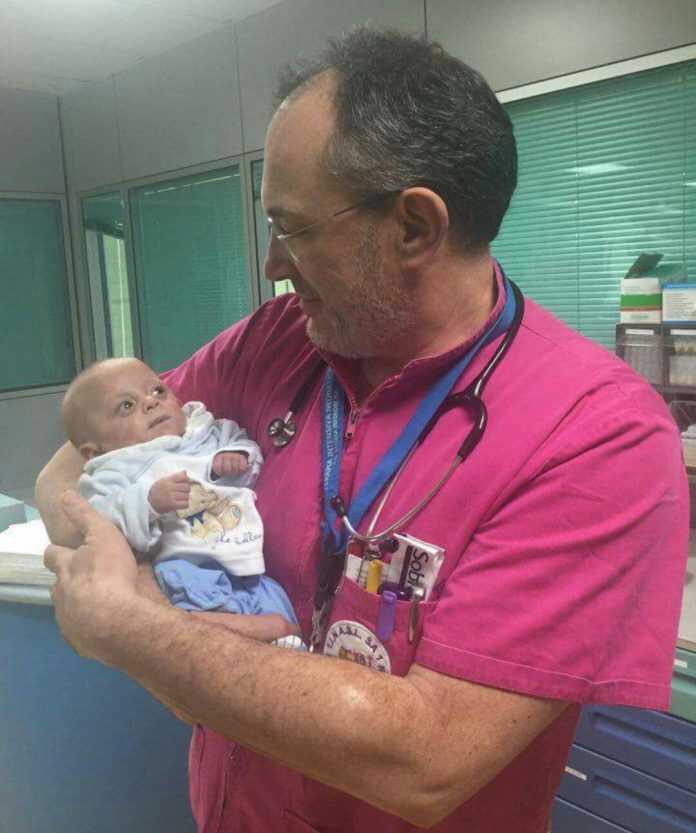 Attilio Barbarulo e il piccolo Rosario