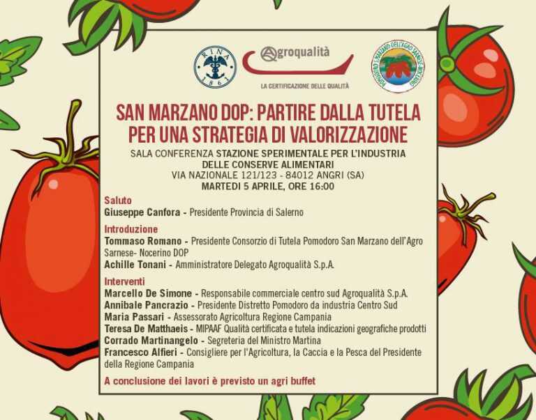 Incontro-dibattito ad Angri a difesa del pomodoro San Marzano Dop