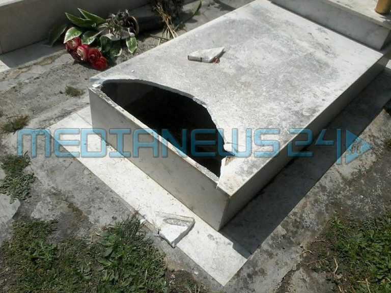 Esclusivo – Atti vandalici al cimitero di Pagani, 15 le tombe profanate – le foto
