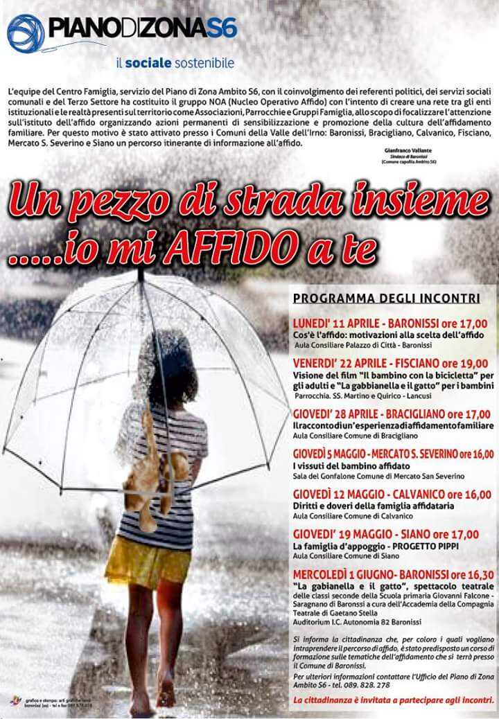 Affidamento familiare: un pezzo di strada da fare insieme  a Baronissi