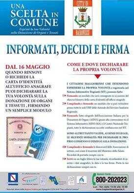 “Una scelta in comune”, Baronissi per la donazione degli organi