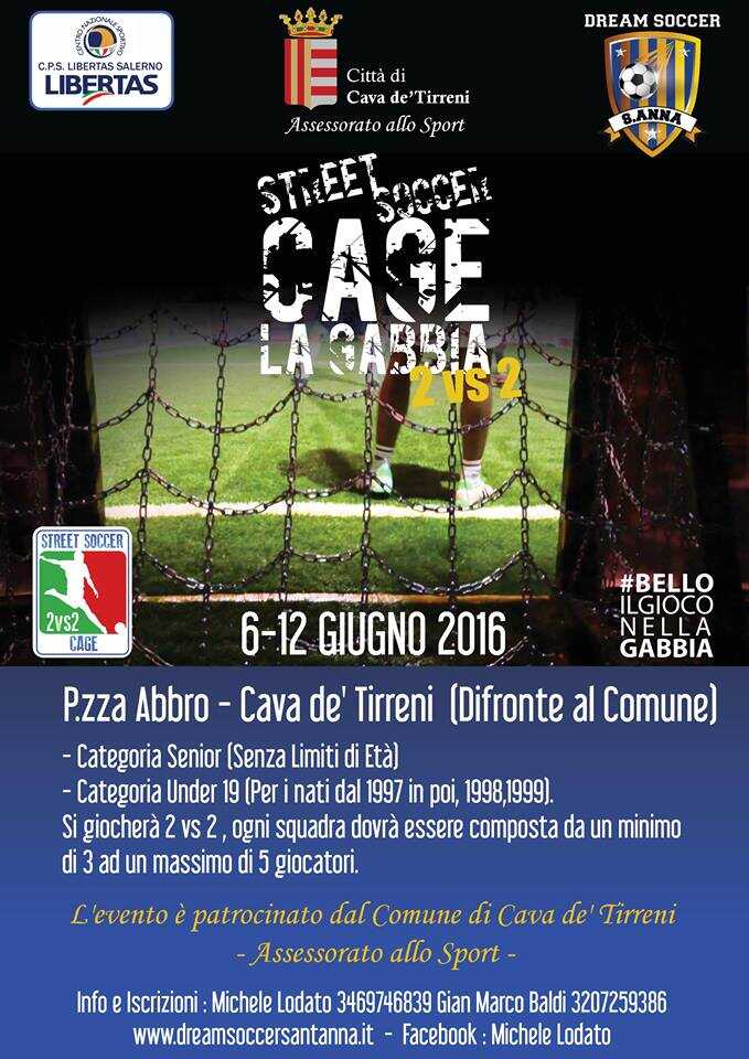 Street Soccer La Gabbia a Cava de’ Tirreni