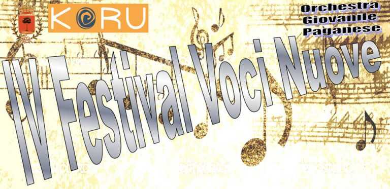 Il Festival “Voci Nuove” cambia volto; il 22 maggio intanto si chiudono le iscrizioni