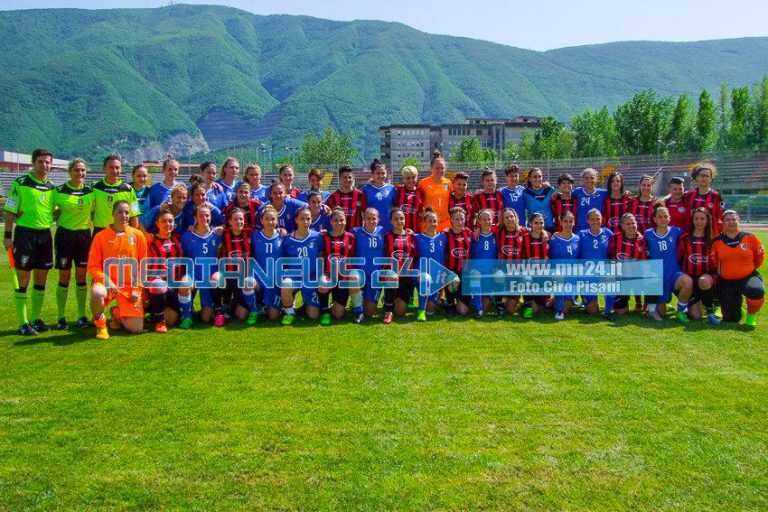 FOTO | La gallery dell’amichevole tra Nocerina Femminile e Italia U23