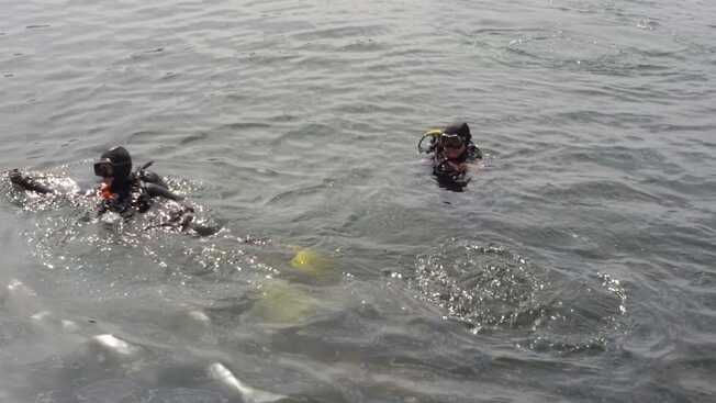 Torre del Greco, oltre 500 chili di rifiuti recuperati nel fondale del porto