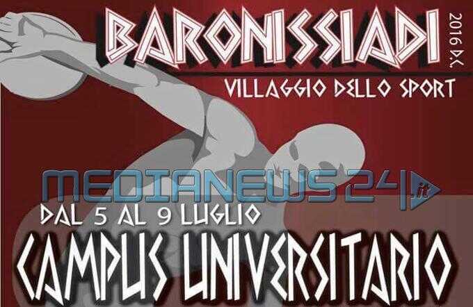 A luglio la VI edizione della Baronissiadi