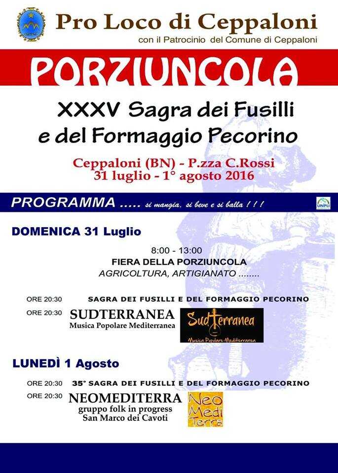 Sagra dei Fusilli e del Formaggio Pecorino