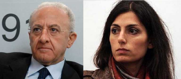 De Luca Vs Raggi, i politici si schierano con la sindaca romana