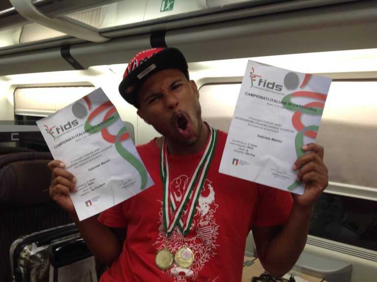 Gabriele Manzo colpisce ancora, doppio oro per il principe dell’Hip Hop