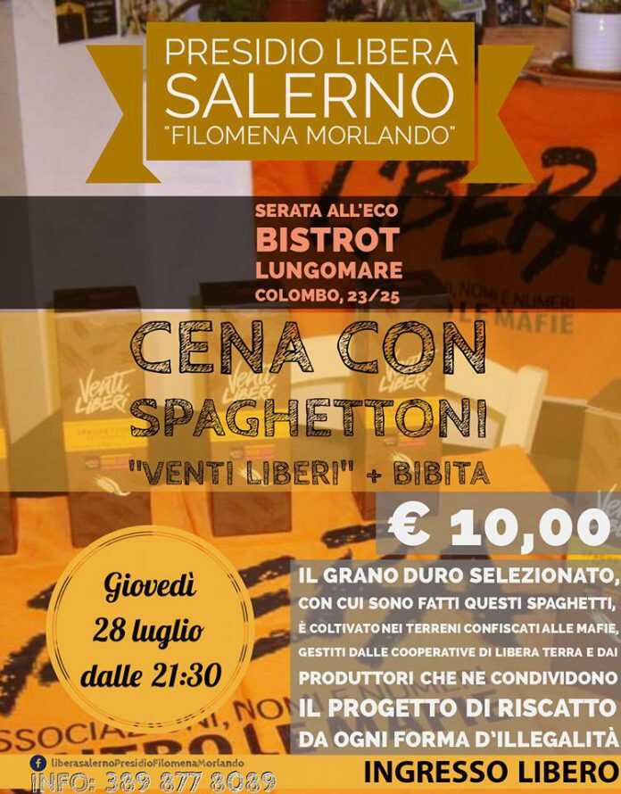 Cena di Libera Salerno