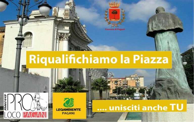 Pagani, pronta l’iniziativa per “ripulire” piazza Sant’Alfonso