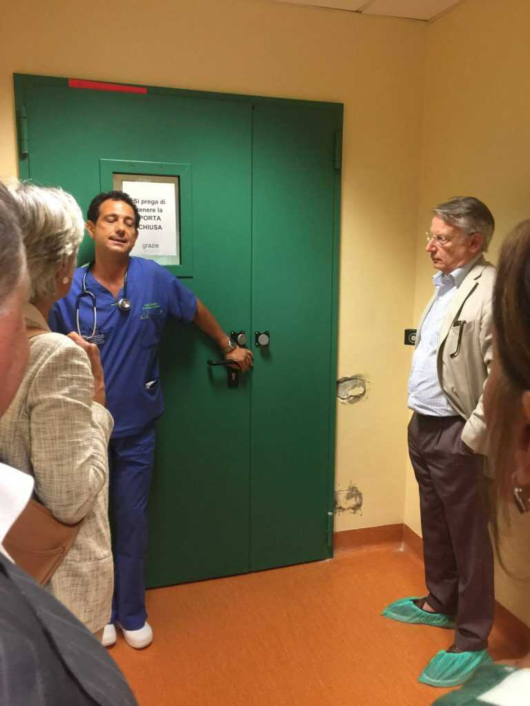 Umberto I e Andrea Tortora, stamane la visita di Giordano